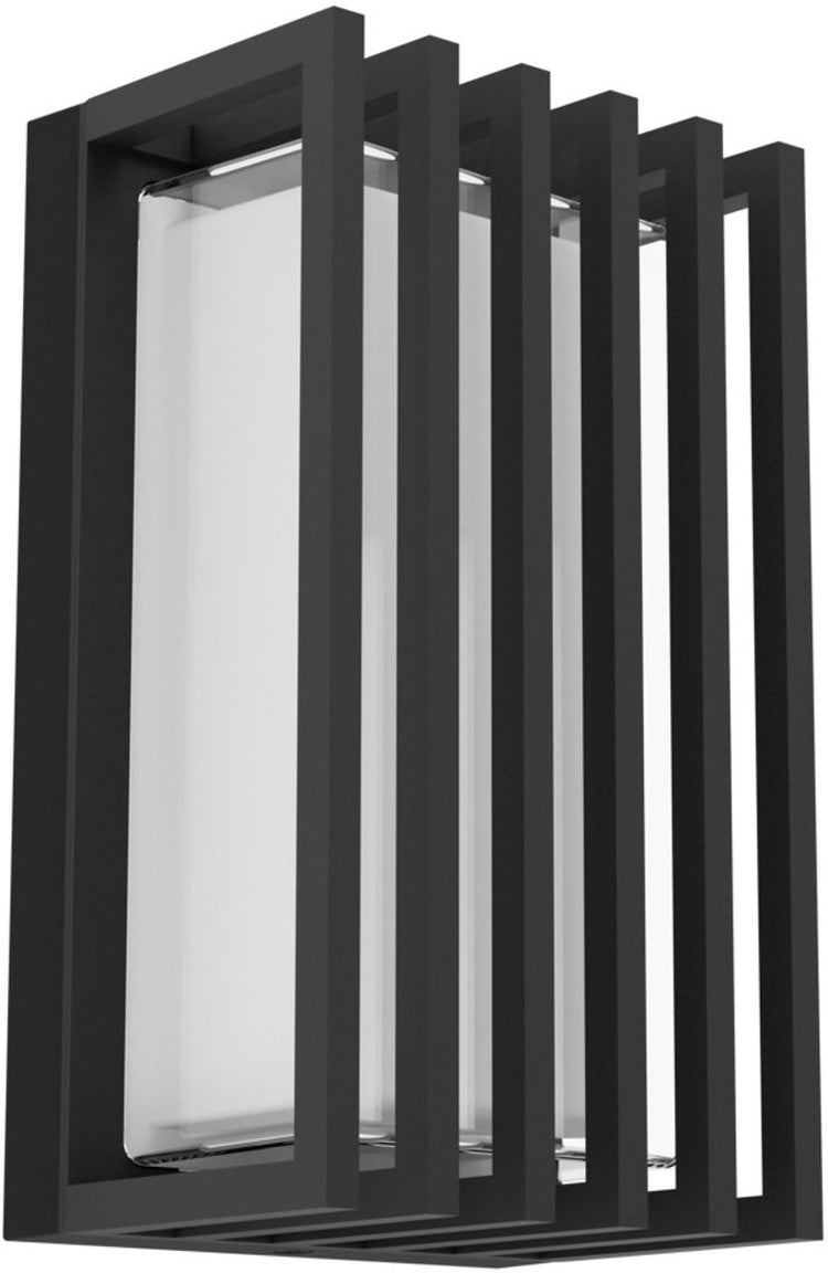 Applique d'extérieur Eglo Genovese - capteur - 24 cm - noir clair - lumière blanche réglable (lumière chaude, neutre et lumière du jour)