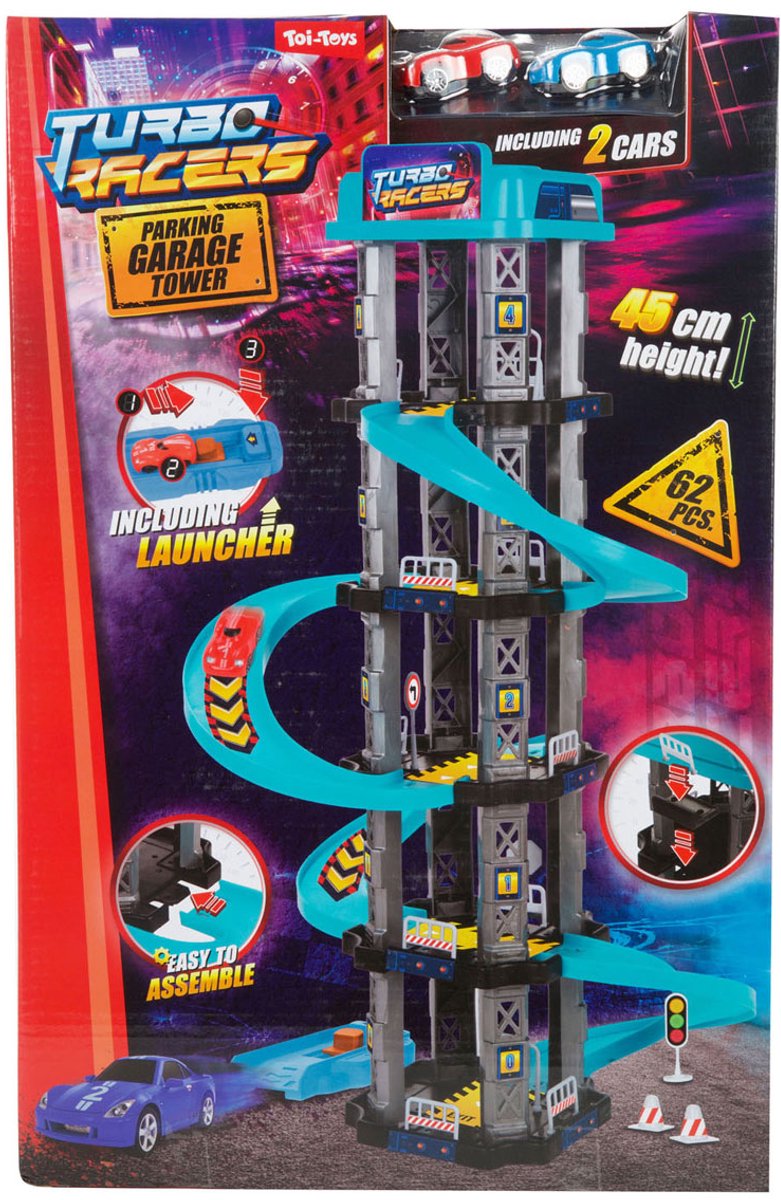Tour de stationnement Toi-toys turbo racers
