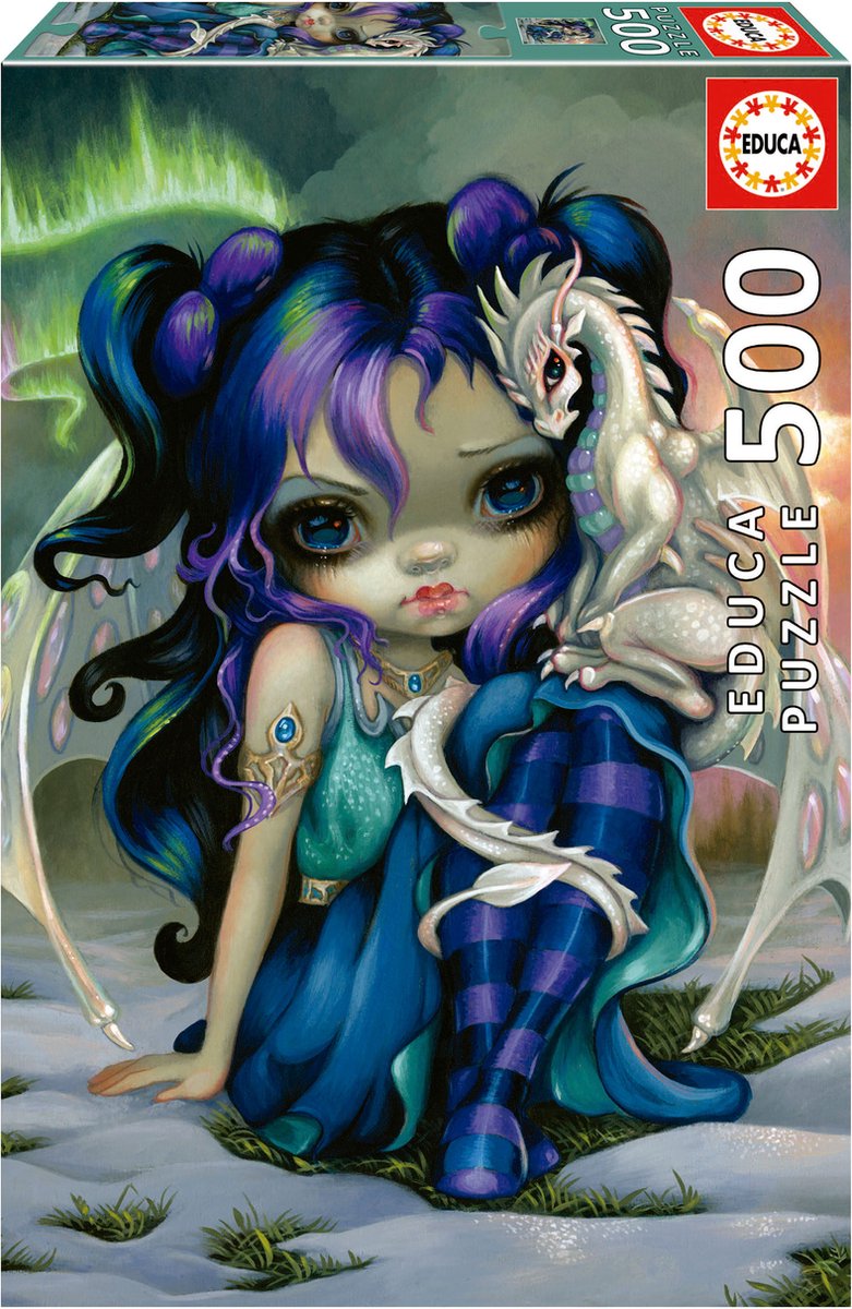 Educa - puzzle - 500 pièces - fée dragon