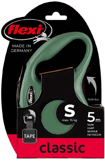 Ruban classique ligne rétractable Flexi vert olive