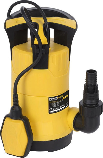 Pompe à eau électrique Powerplus POWXG9504 - Pompe submersible 250 W, température maximale de 35°C et débit de 5500 l heure, outils de jardin