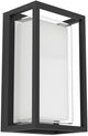 Applique d'extérieur Eglo Genovese - 24 cm - noir clair - lumière blanche orientable (lumière chaude, neutre et lumière du jour)