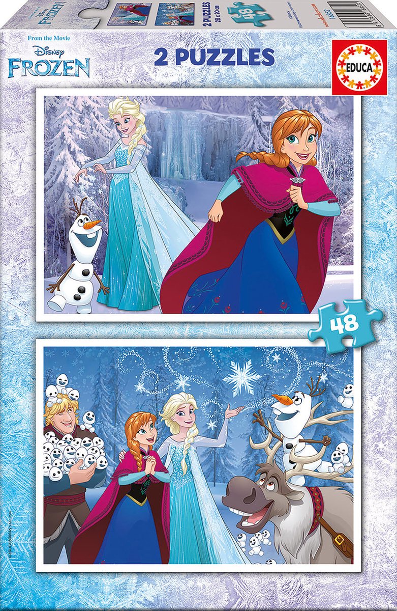 Educa - puzzle - La Reine des Neiges - 2 x 48 pièces - puzzle pour enfants