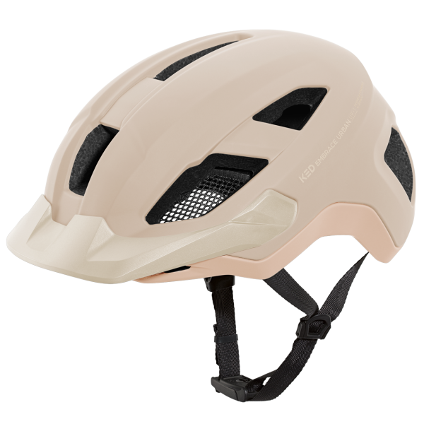 Ked casque de vélo embrasse urbain - m (54-58 cm) - beige mat