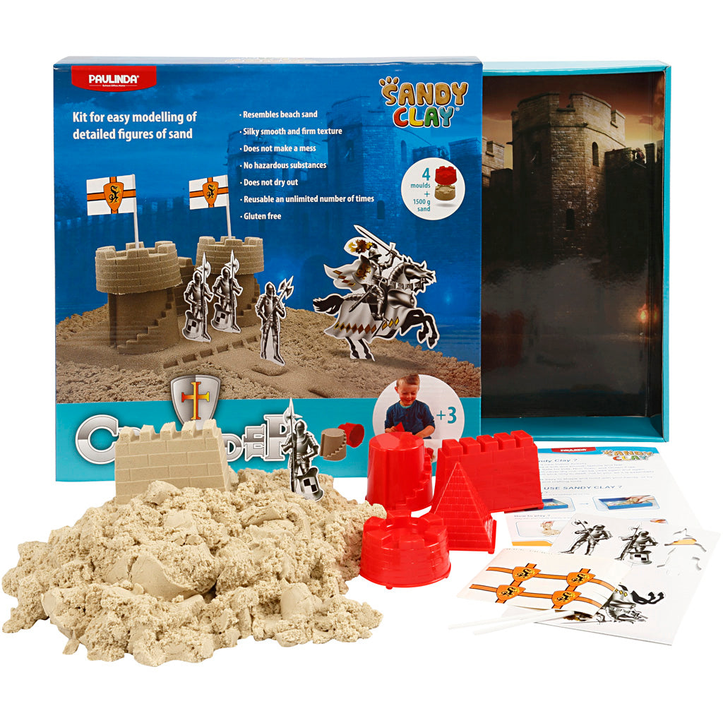 Sandy Clay®, château de chevalier, naturel, 1 set
