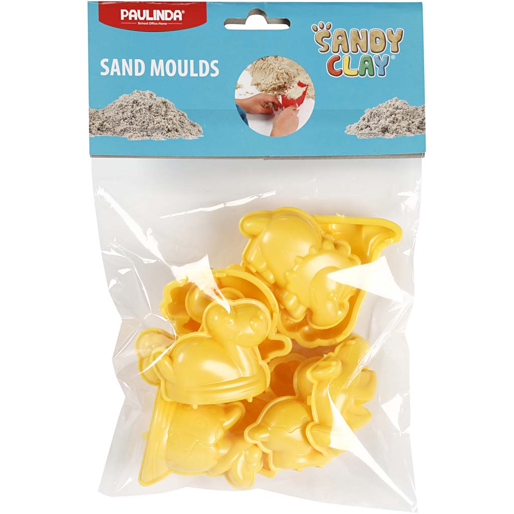 Formes Sandy Clay®, dinosaures, dim. 4,5-6 cm, 10 pièces, 1 boîte