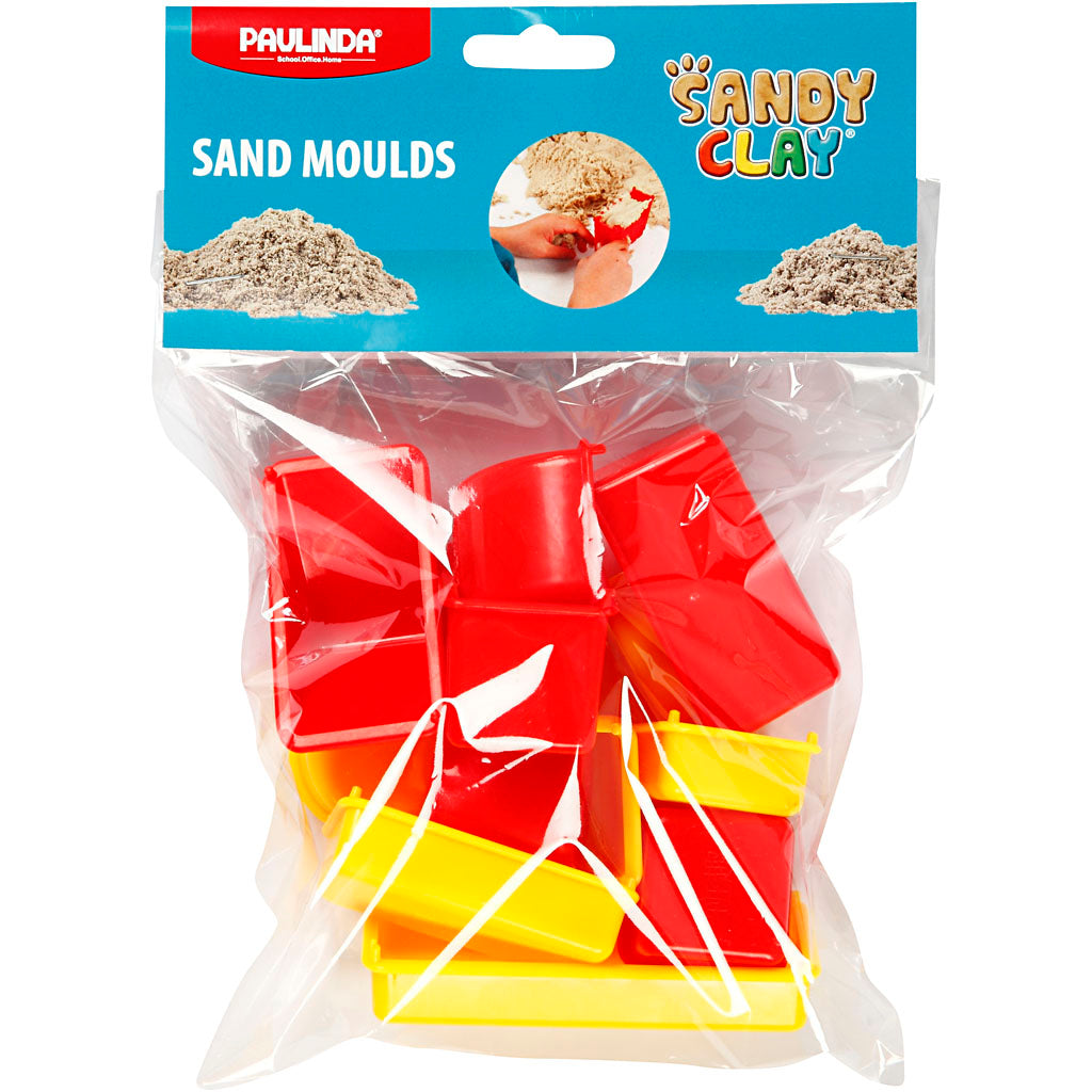 Formes Sandy Clay®, géométrie, dimension 3,5-9,5 cm, 12 pièces 1 boîte