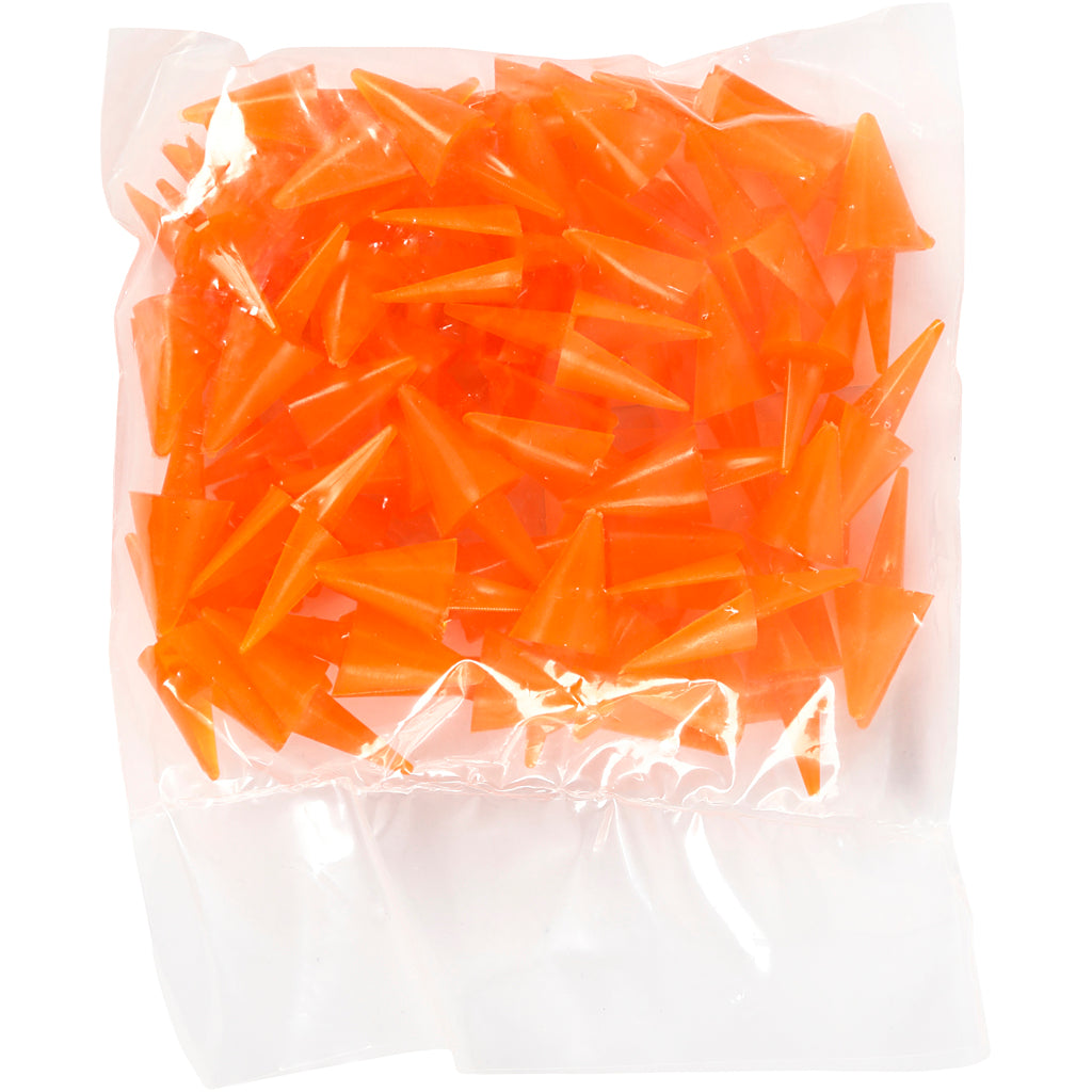 Becs de poulet Creativ company, L: 30 mm, orange, 50 pièces 1 boîte