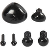 Yeux et nez - noir, 20 sets