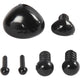 Yeux et nez - noir, 20 sets