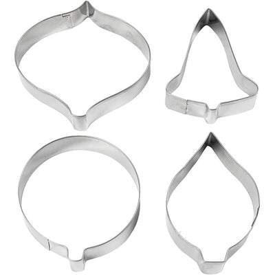 Emporte-pièces Creativ company, cloche, sphère, groupe, prisme, h : 8 cm, 4 pièces 1 boîte