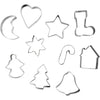 Emporte-pièces Creativ company, formes de Noël, taille 3-5,7 cm, 10 pièces, 1 boîte