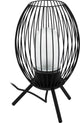 Lampe de table d'extérieur Eglo fusignano - e27 - 41 cm - noir et blanc