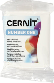 Crétiv Company Cernit Mountting Clay Opaque White, 56 grammes - afbeelding 1