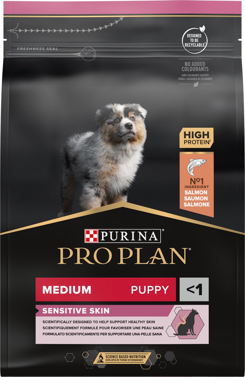 Plan Pro Plan Puppy Peau médiane sensible
