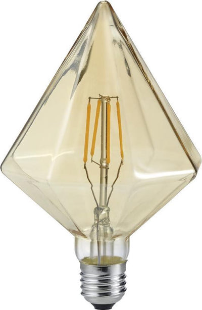 Trio Crystal - sources lumineuses - ambre - incl. 1x e27 4w -