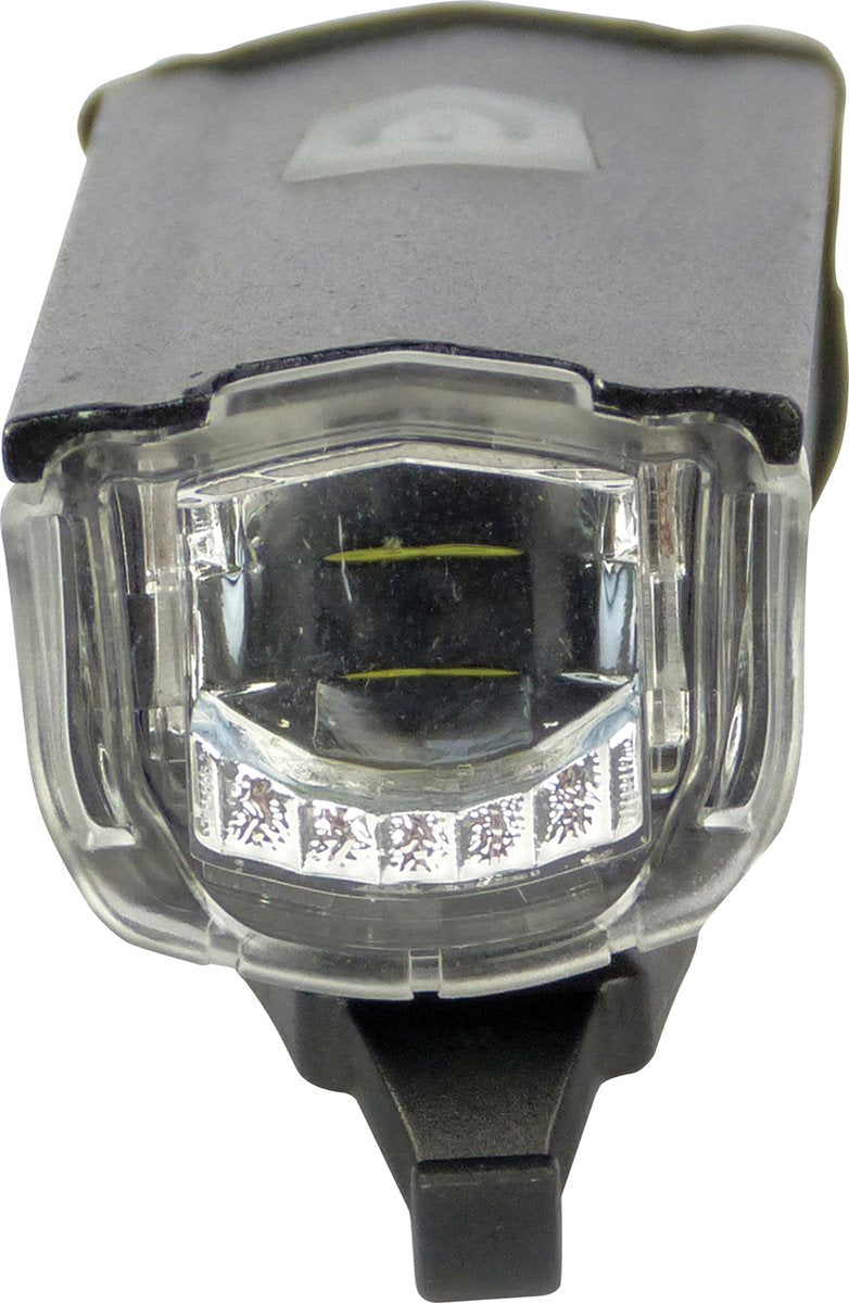 Phare de vélo Dresco - Éclairage de vélo LED - rechargeable - USB - noir