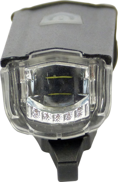 Phare de vélo Dresco - Éclairage de vélo LED - rechargeable - USB - noir