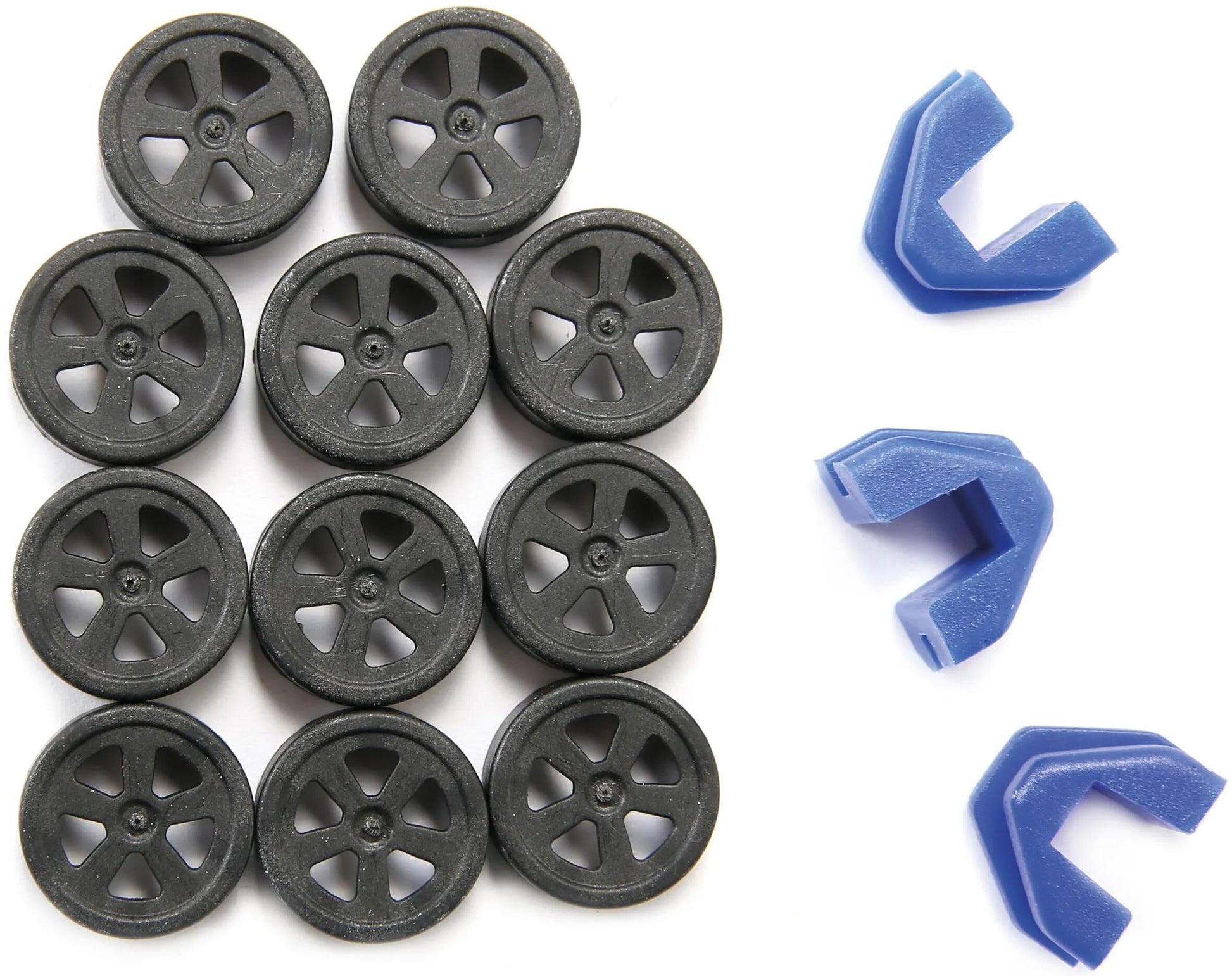 Jeu de rouleaux Polini ou couvercle de rouleau en plastique f. 15x12mm
