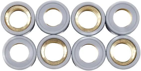 Bientôt disponible jeu de noyaux de rouleaux de poids de variateur rms 20x12 mm, 13,5 gr, 8 pcs.