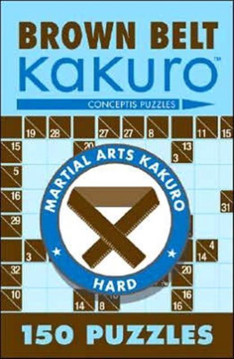 Conceptis puzzles ceinture brune kakuroï