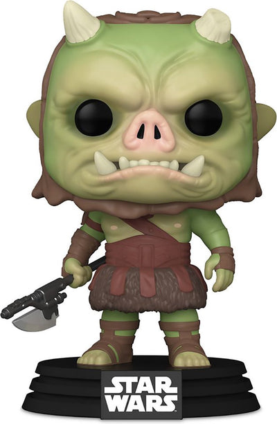 Funko-pop ! Star Wars : Le Mandalorien - Combattant Gamorréen
