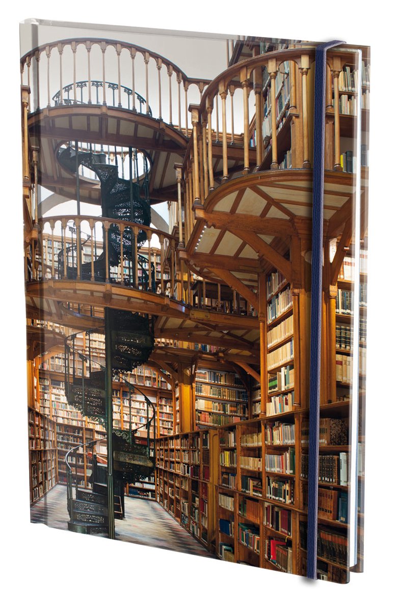 Carnet Bekking blitz a5, couverture rigide : die klosterbibliothek, maria laach