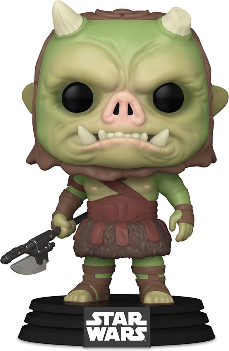 Funko-pop ! Star Wars : Le Mandalorien - Combattant Gamorréen