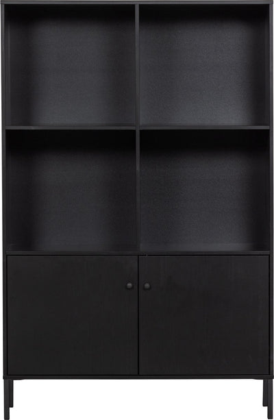 Armoire ouverte Woood xam - pin - noir - 155x107x39