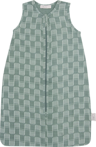 Chicorée enfant rayures collantes, 100% coton hydrophile, gigoteuse longueur 110 cm