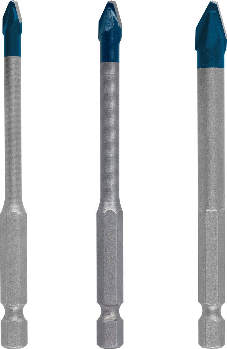 Bosch cylindrique pierre béton forets 3 pièces carrelage foret hex-9 - 5 6 8mm