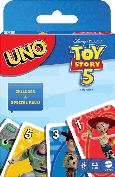 Mattel Games Uno Disney et Pixar Toy Story 5 - jeu de cartes
