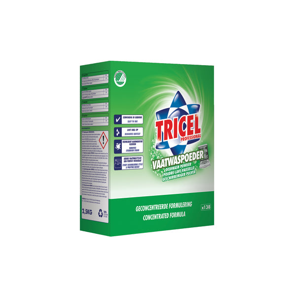 Poudre pour lave-vaisselle professionnelle Tricel (2x 5kg)