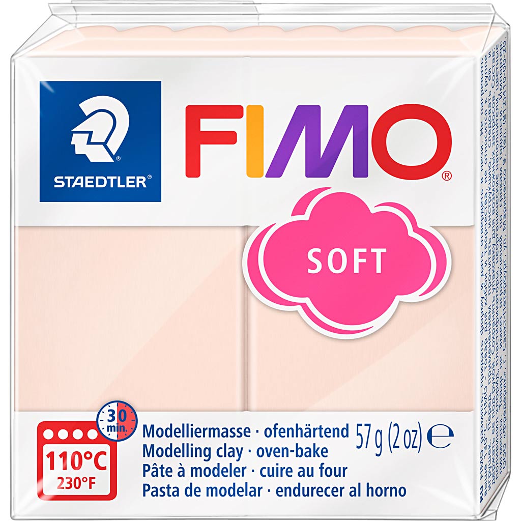 FIMO® Soft, beige léger, 57 gr 1 boîte