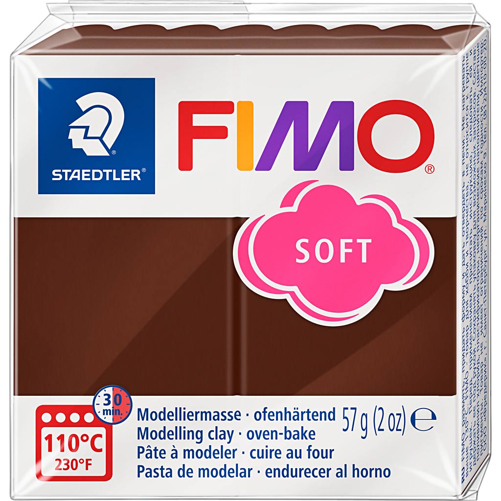 Fimo® Soft, chocolat, 57 gr 1 Box