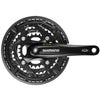 Shimano Crankset 3 x 10 Speed ​​Trekking FC-T521 avec 175 mm Crankarm 48-36-26t Octalink Black