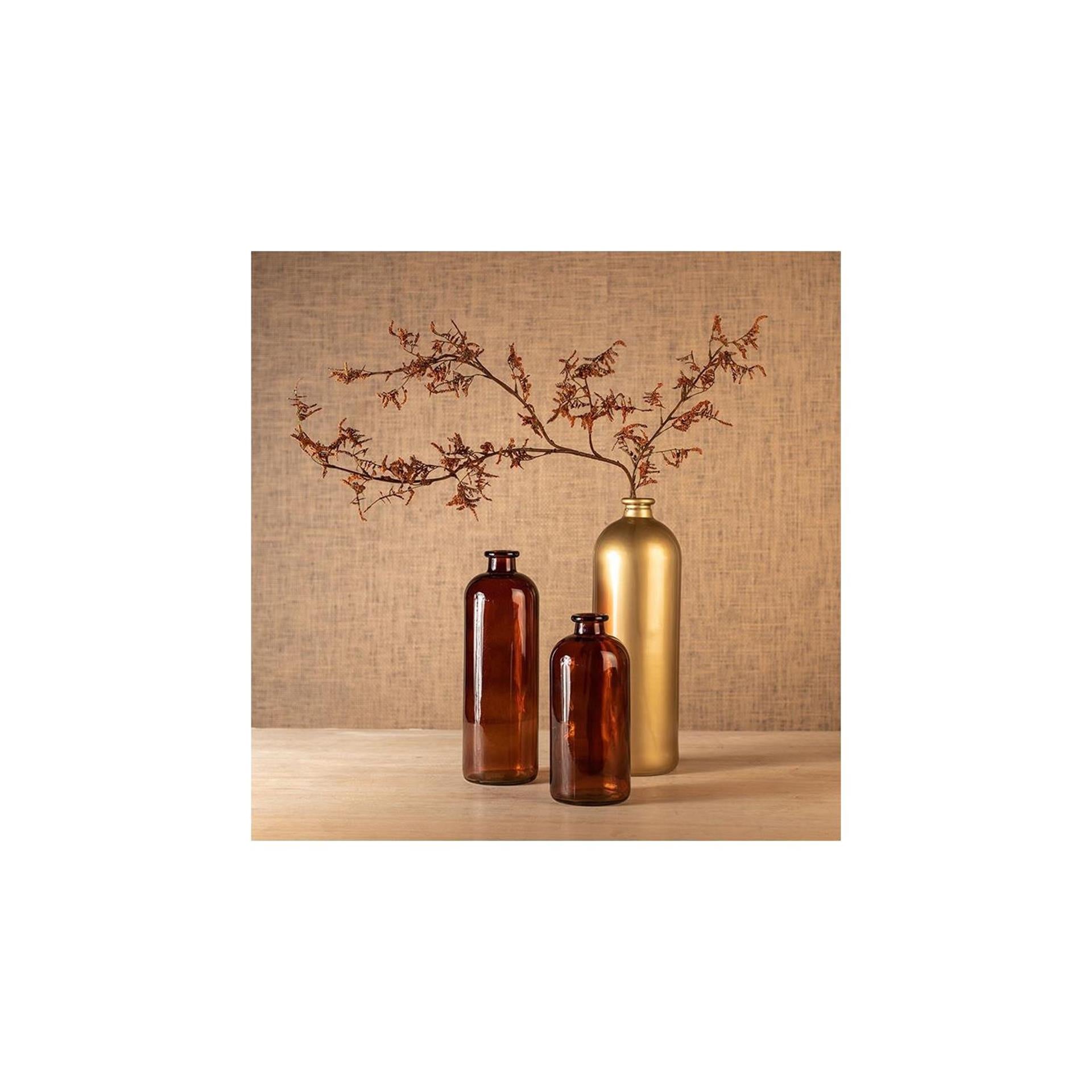 Countryfield branche artificielle limonium l orange 15x20x114cm