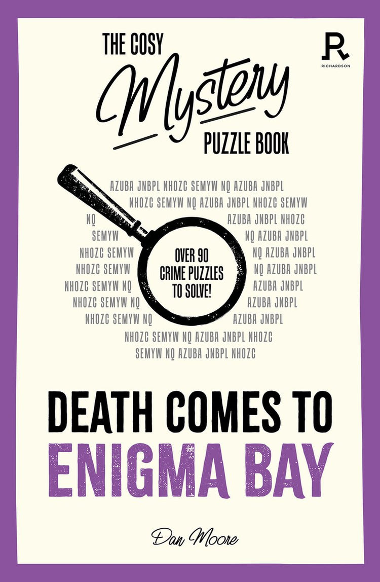 Le livre de puzzles mystère et confortable - la mort arrive à Enigma Bay