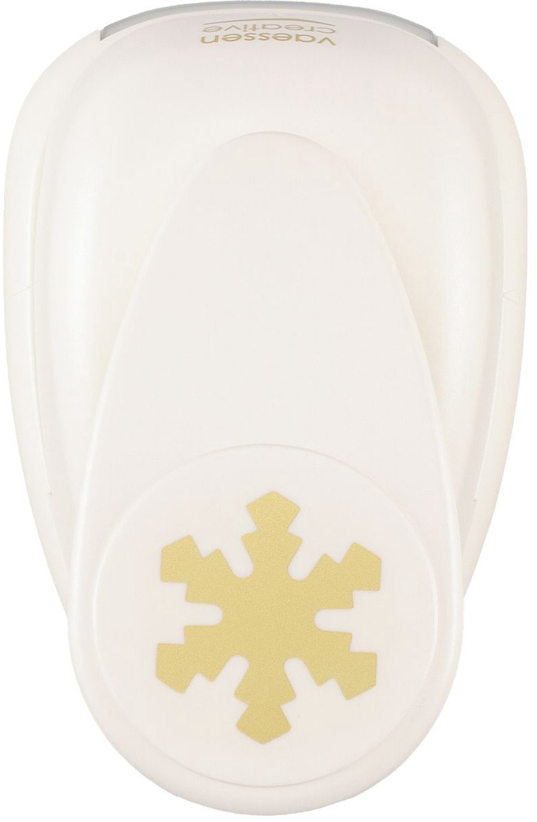 Vaessen creative punch - perforatrice figurine - flocon de neige - 4,4 x 5 cm