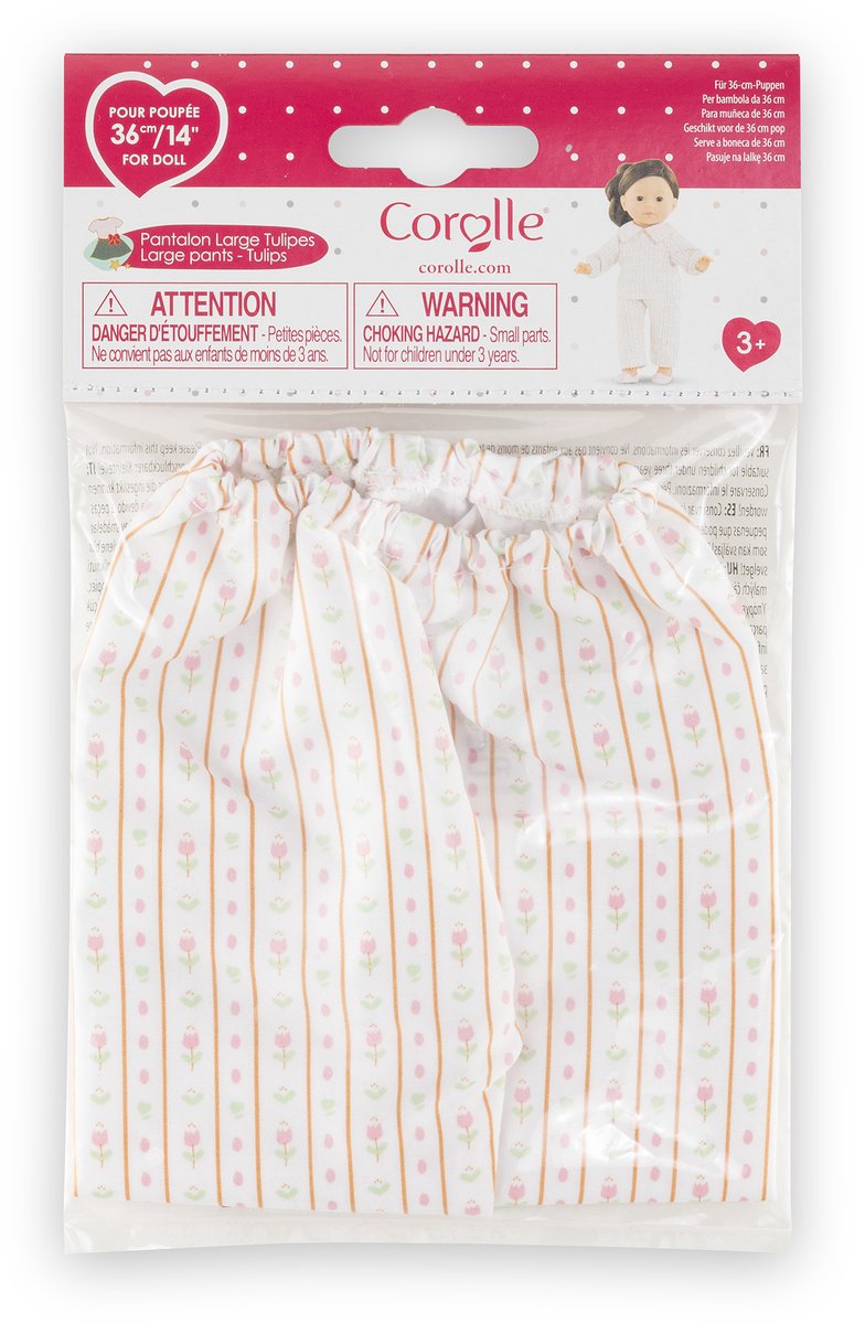 Poupée Corolle ma pantalon tulipes - 36cm