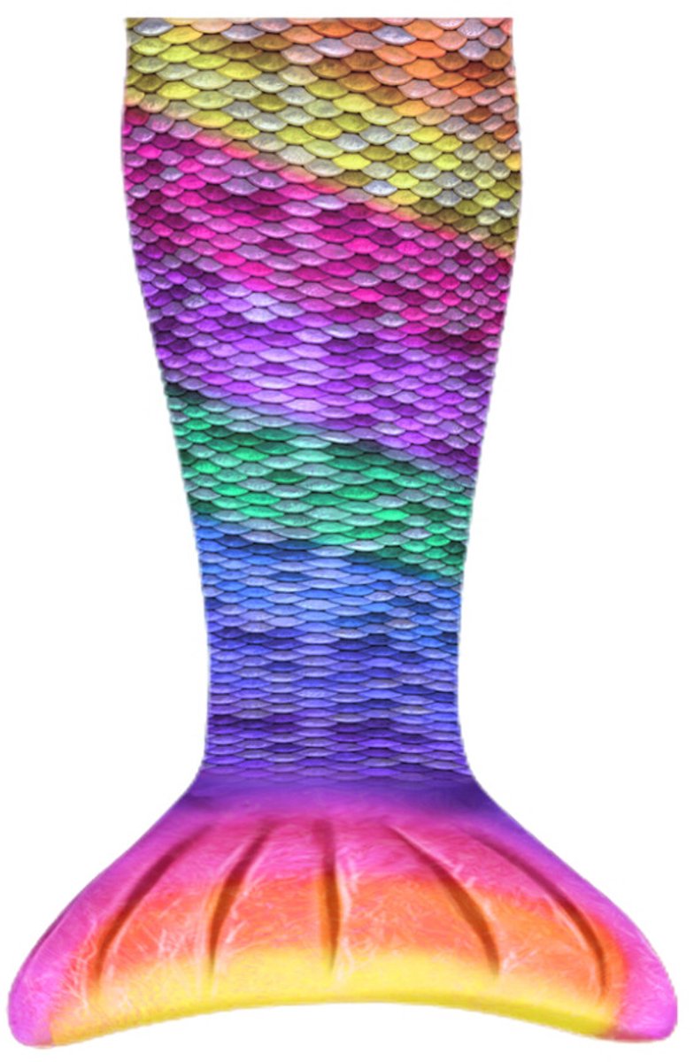 Kuaki sirènes couverture sirène arc-en-ciel, 60x130cm