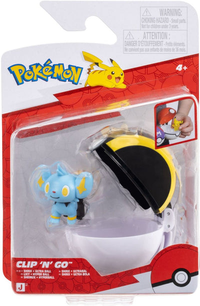 Pokémon - clip 'n' go - shinx avec ultra balle