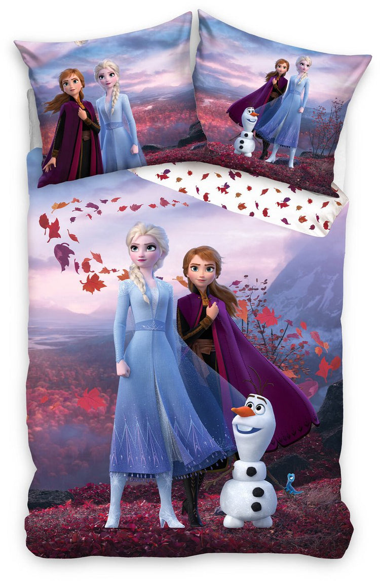 Housse de couette Disney La Reine des Neiges, magique - simple - 140 x 200 cm - coton