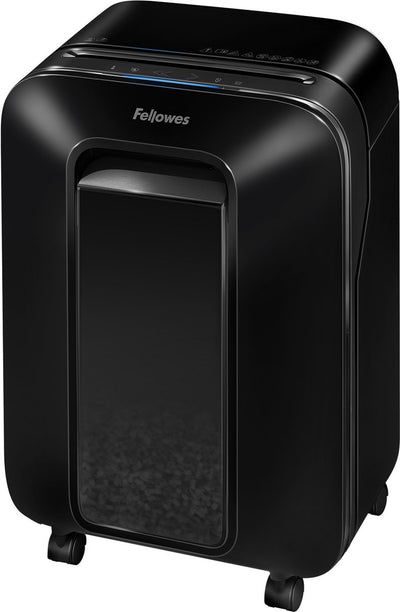 Destructeur de papier Fellowes lx201 – p‑5 micro‑cut – 12 feuilles – également pour cartes – 100 % anti-bourrage