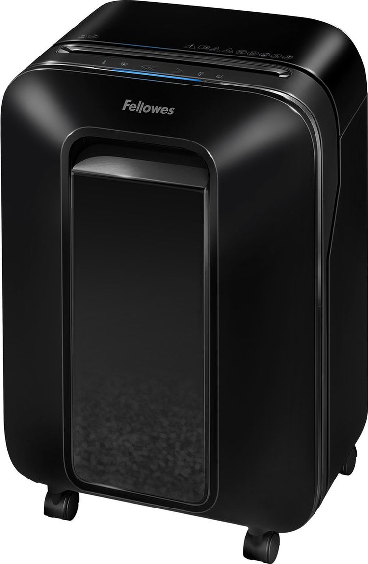 Destructeur de papier Fellowes lx201 – p‑5 micro‑cut – 12 feuilles – également pour cartes – 100 % anti-bourrage