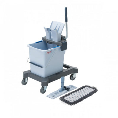 Kit de démarrage Vileda ultraspeed pro (25 litres) avec assiette et serpillère