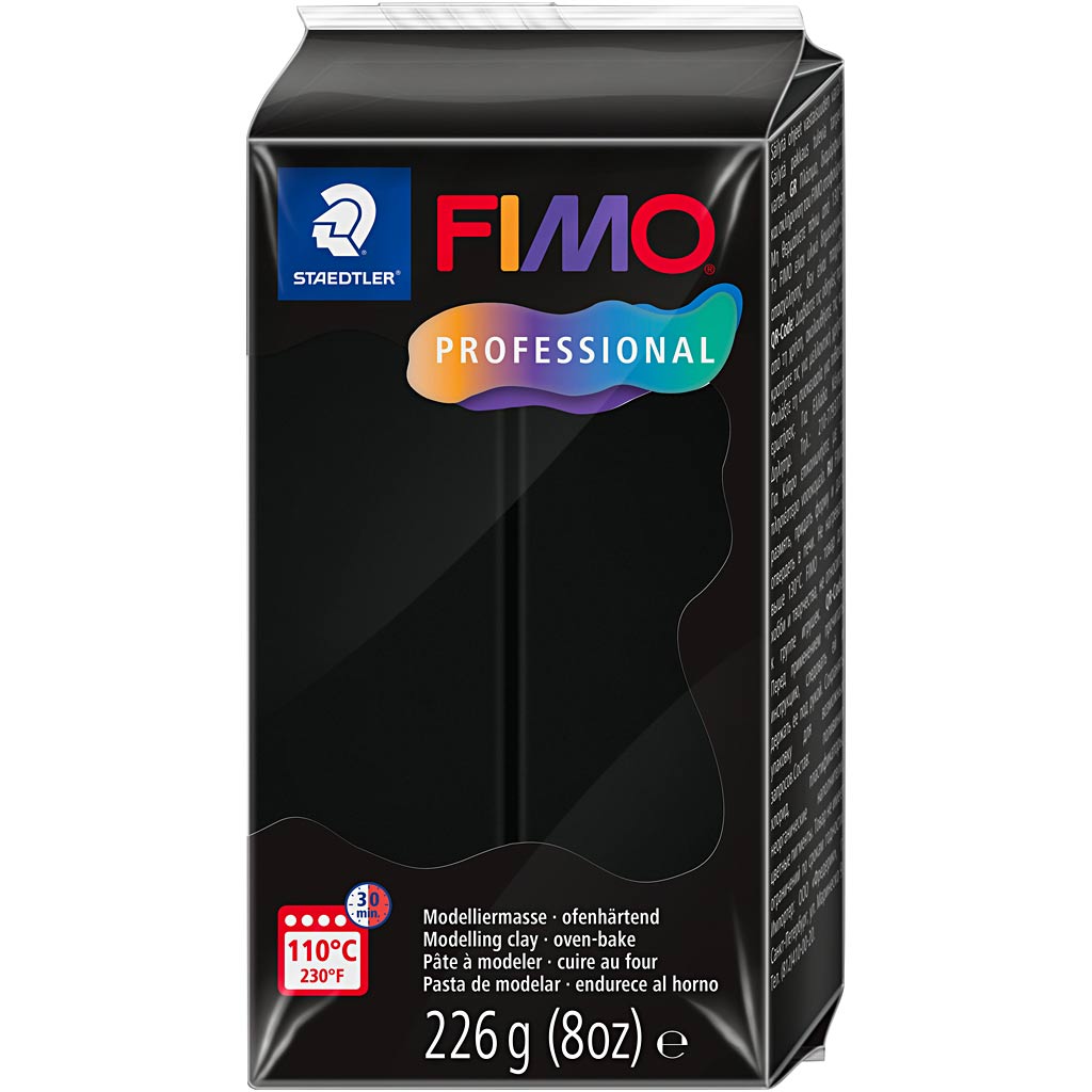 FIMO® Professional, noir, 226 gr 1 boîte