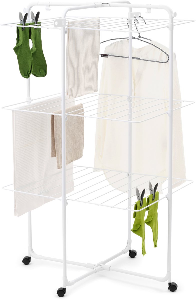 Tour de séchage Brabantia hangon 23 mètres blanc