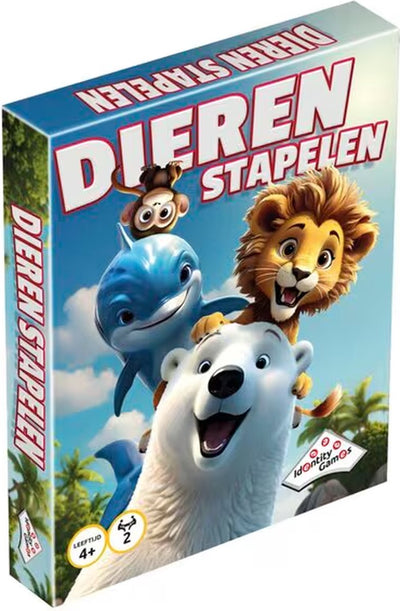 Jeux d'identité jeu d'empilage d'animaux - 2 joueurs