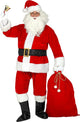 Finidi Costume de Père Noël de luxe enneigé